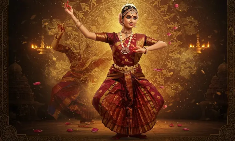 “Dancing with the Divine: The Spiritual Heart of Bharatanatyam”