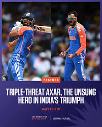Axar Patel: “Unsung hero with 47"